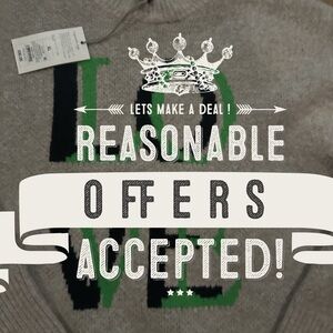 Gucci Gray and Green Sweater